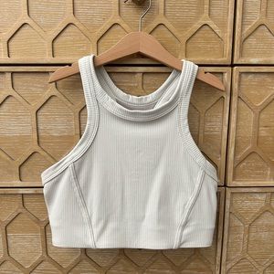 Lululemon Ribbed Nulu High-Neck Yoga Bra